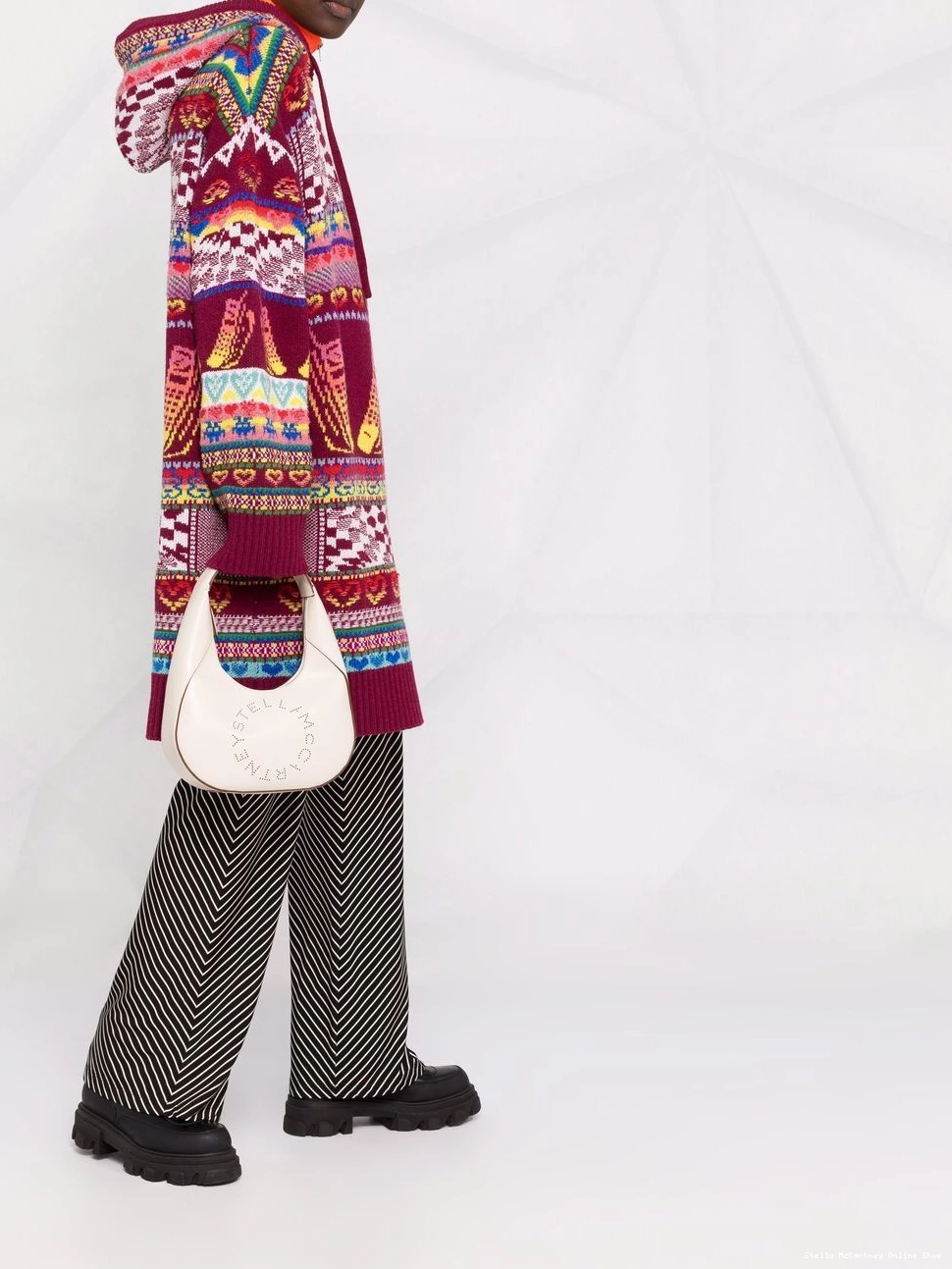 Affordable Stella intarsia-knit Women jumper McCartney 0825
